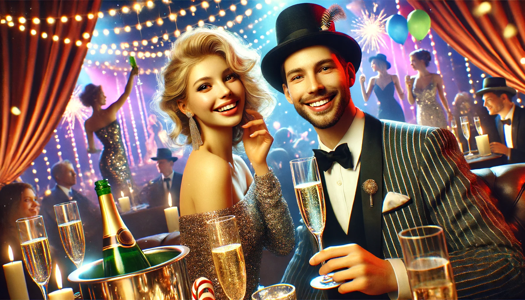 AI people having party or wedding